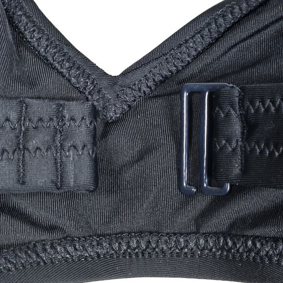 Aerie Scoop Bikini‎ Top Black XL NWT - Picture 3 of 7